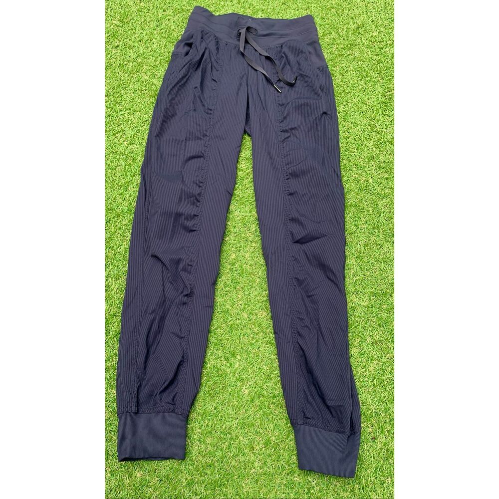 Lululemon Dance Studio NAVY BLUE UNLINED Jogger Pants sz 0